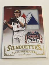 2015 Panini Stars and Stripes Blake Rutherford /59 Game Worn Jersey Prime 18U