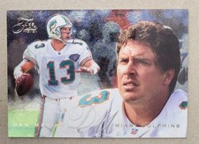 1995 Fleer #18 Dan Marino Flair Preview Miami Dolphins