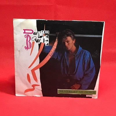 DAVID BOWIE Never Let Me Down 1987 UK 7'' vinyl single record 45 EA239