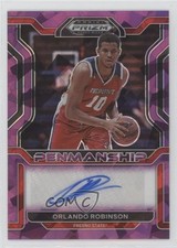 2022-23 Panini Prizm Draft Picks Purple Ice 36/99 Orlando Robinson Auto 1pe9