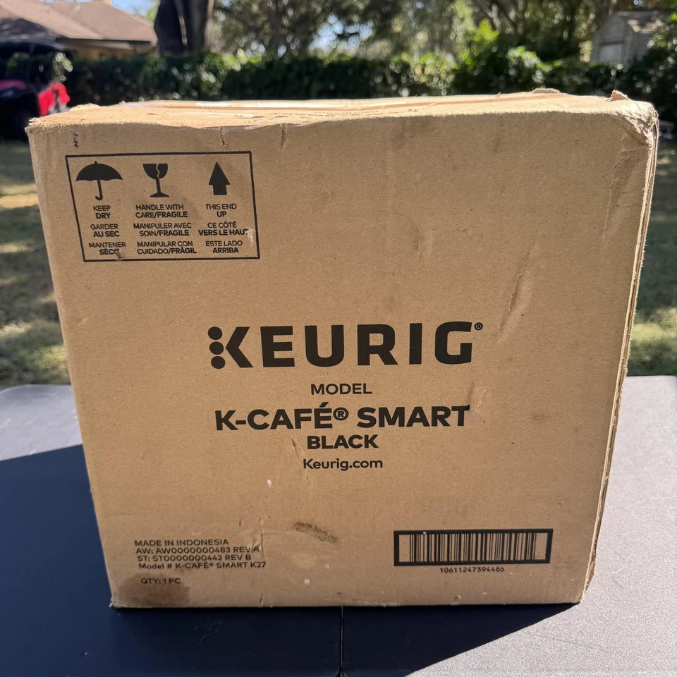 Keurig K-Cafe Smart Single Serve Kaffeemaschine Schwarz WiFi Connected K Tasse Brüher