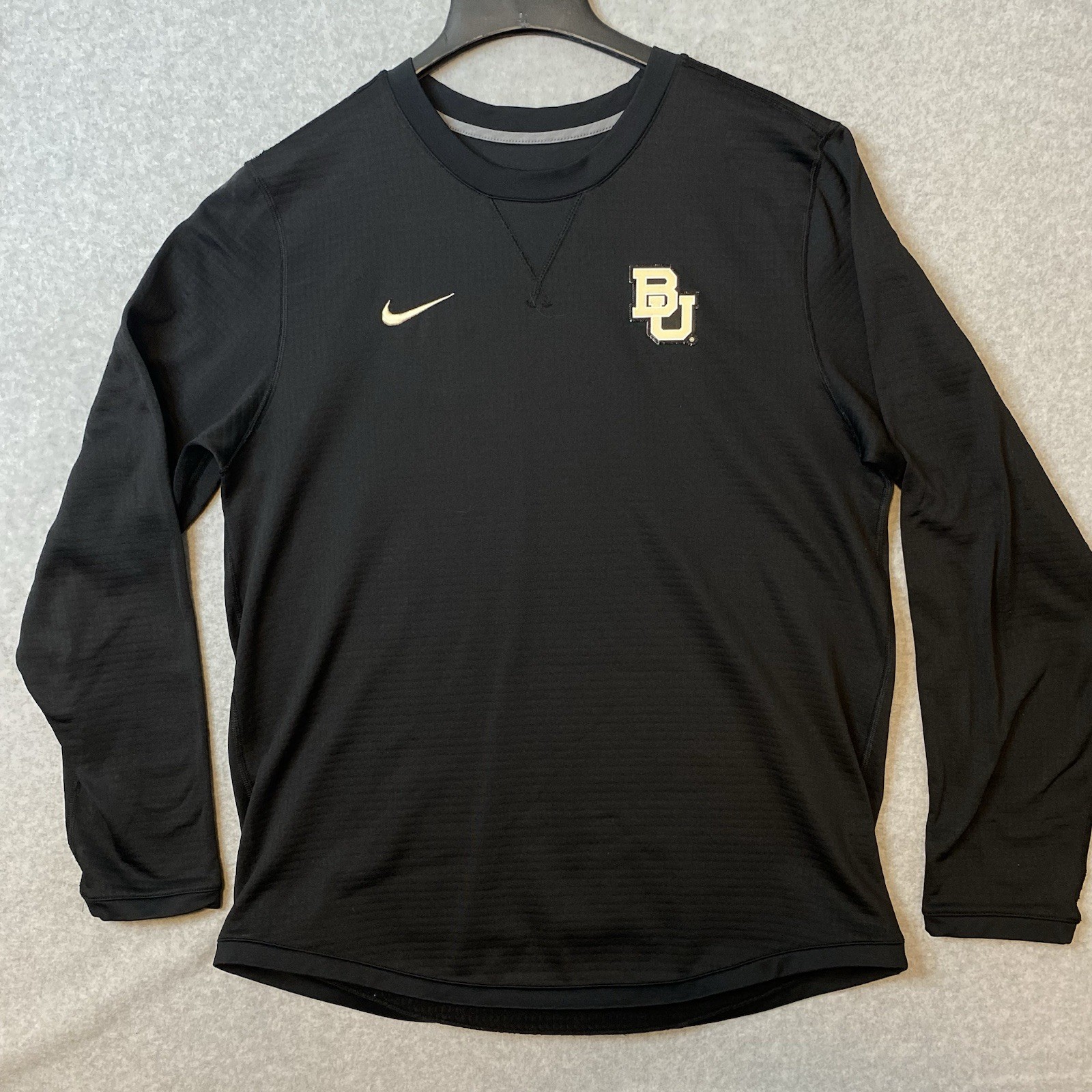 NCAA Nike Baylor Bears 1/4 Zip Fleece Pullover Men's Size Large