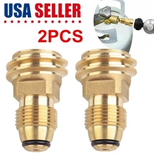 US 2PCS POL to QCC1 Propane Tank Adapter 100 lbs LP Tank Valve to Type-1 Fitting
