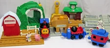 1999 Fisher-Price Toots the Train RC Talking Locomotive Microphone Playset VIDEO