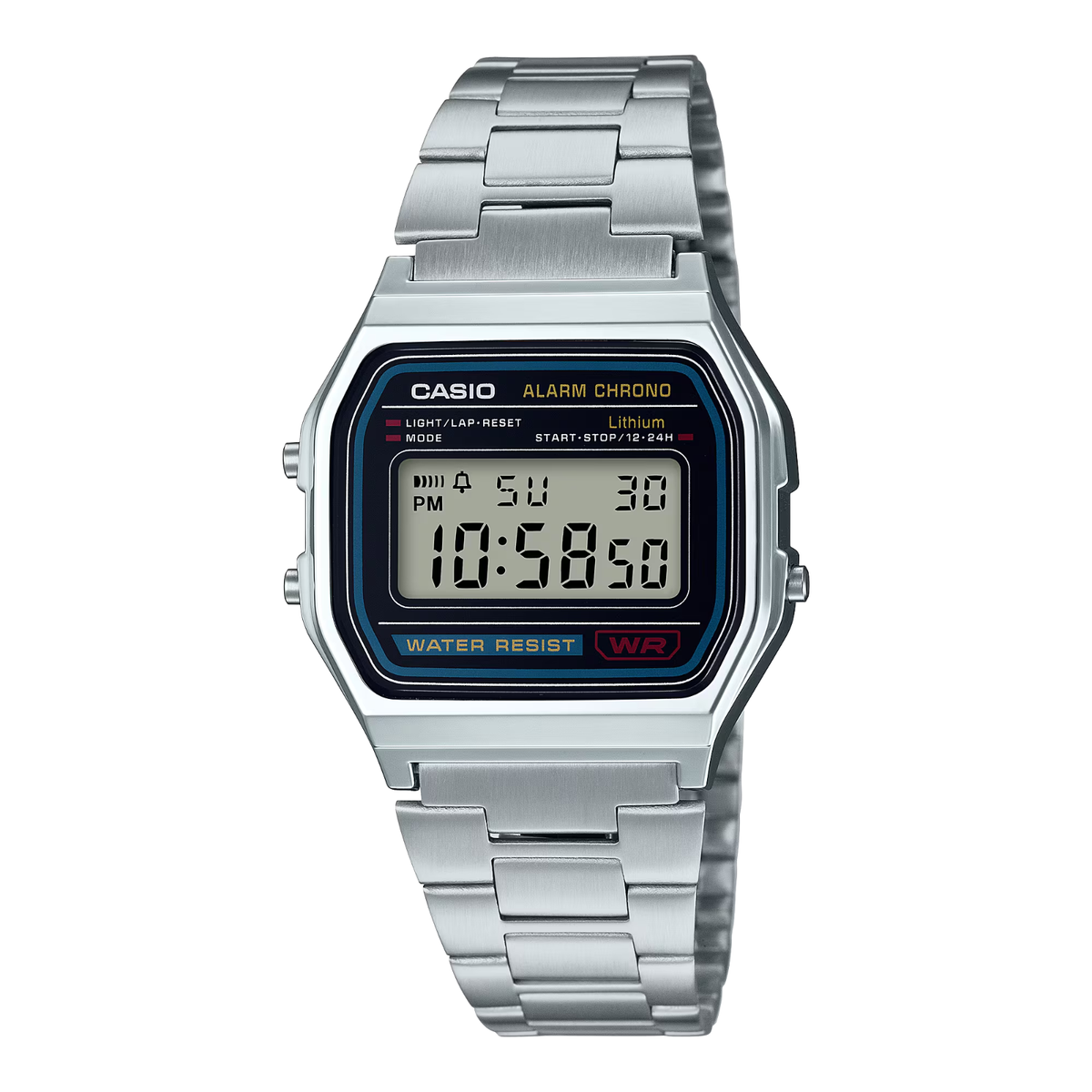 Casio Classic A158WA-1DF Wrist Watch for Men Silver