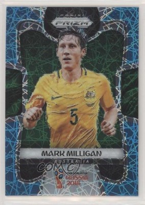 2018 Panini Prizm World Cup Light Blue Lazer 84/125 Mark Milligan #273 r7o