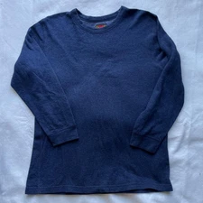 Terramar Shirt Mens Extra Large Blue Long Sleeve Crewneck Thermal Base Layer