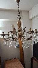 lampadario cristallo vintage