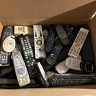 Lot of 96 Remote Controls Various Brands Untested Most With Battery Covers