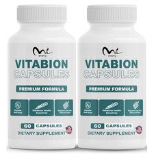 (2 Pack) Vitabion Blood Support Pills Vita Bion Vitamin Supplement Capsules