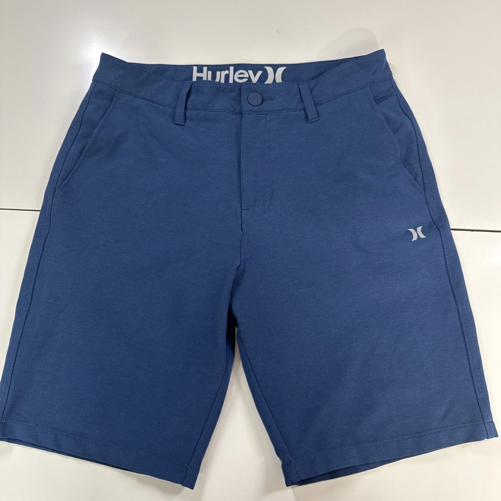 Hurley Casual Board Shorts Stretch Blue Pockets , Men’s 30/10 Free Shipping
