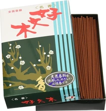Baieido Kobunboku Incense Sticks Flat Box Japanese Fragrance Made in Japan