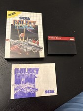 Galaxy Force Sega Master System. CIB. Tested & Working! Complete In Box