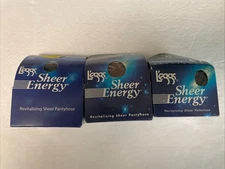 L'Eggs Sheer Energy Control Top Size B 1 Suntan And 2 Off Black Lot Of 3