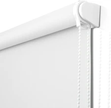 NUTRO CHILL 100% Blackout Roller Shade 46" x 68" - WHITE, Thermal Insulated UV