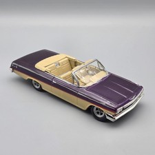 1962 Chevrolet Impala Convertible Built Model Car 125 Parts Diorama Glued Hood