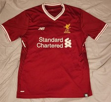 Liverpool 2017/18 Home Football Shirt - M - Salah 11 Camiseta Trikot Jersey