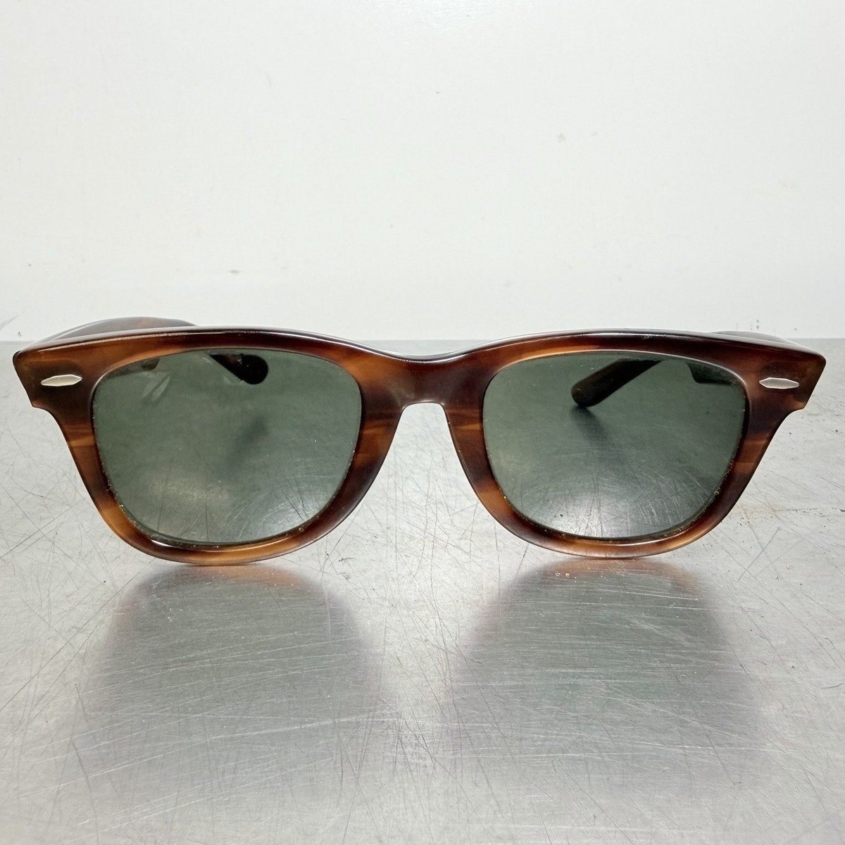 RARE Vintage B&l Ray Ban Wayfarer L2052 Mock Tortoise 5022