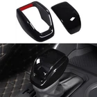 Black Gear Shift Knob Cover Interior Accessories For Toyota Highlander 2020-2025