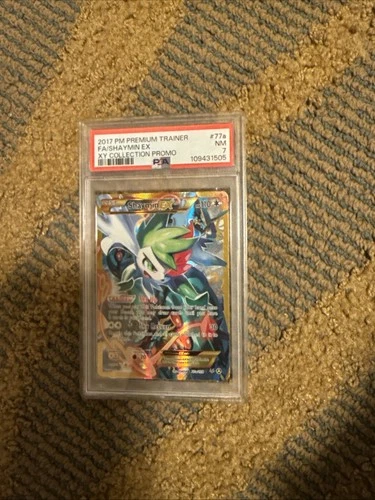Shaymin EX 77a/108 Full Art Alternate Art Promo PSA 7
