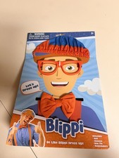 Blippi Be Like Blippi Dress Up Set Hat Bow Tie Suspenders Glasses Brand New