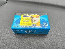 Sony 30 Minute VHS-C Tape Single Brand New Sealed
