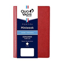 Quo Vadis 2026 Edition Mini Week Diary/Anpara Weekly Separate January Start A7