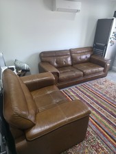 Leather Sofa Set 3-Seater and 2-Seater
