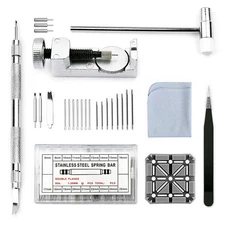 Watch Band Strap Link Pins Remover Tweezer Screwdriver Disassembly Tool Set