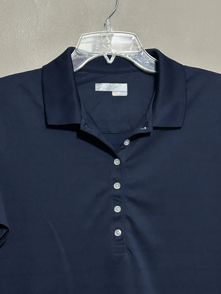 Camisa para mujer Callaway azul marino con botones talla XL Foto 4 de 4