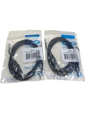 New C2G 40413, 6ft 3.5mm Stereo Audio Cable M/M LOT OF 2  SALE 