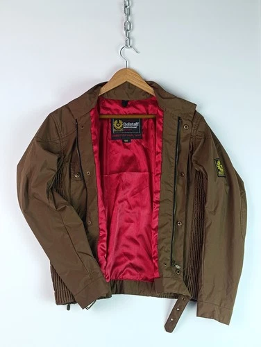 BELSTAFF Tourmaster Trophy Jacket Brown Nylon Biker Motorcycle Men Sz IT 50 M L image 5