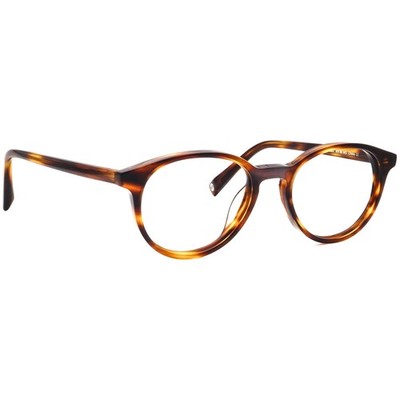 Warby Parker Eyeglasses Watts 280 Sugar Maple Panto Frame 49[]18 145