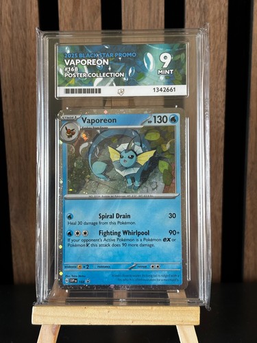 Vaporeon graded ACE 9 for sale on eBay