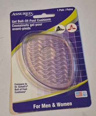 NIP Assured Gel Ball-Of-Foot shoe Cushions 1 pair for men & women unisex