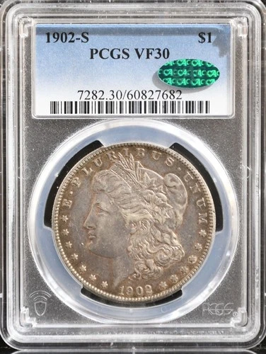 New Listing1902-S Morgan Dollar PCGS & CAC VF35