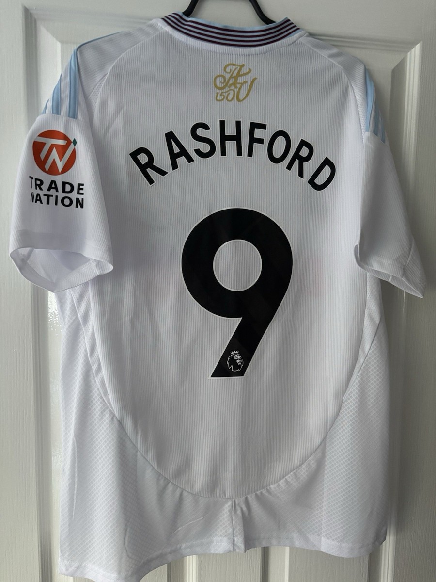 Men's M Aston Villa Away Shirt 2024/25 Marcus Rashford UK