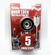 Kwikset Security Door Lock Installation Kit for Wood Doors 130WD NEW PACKAGE