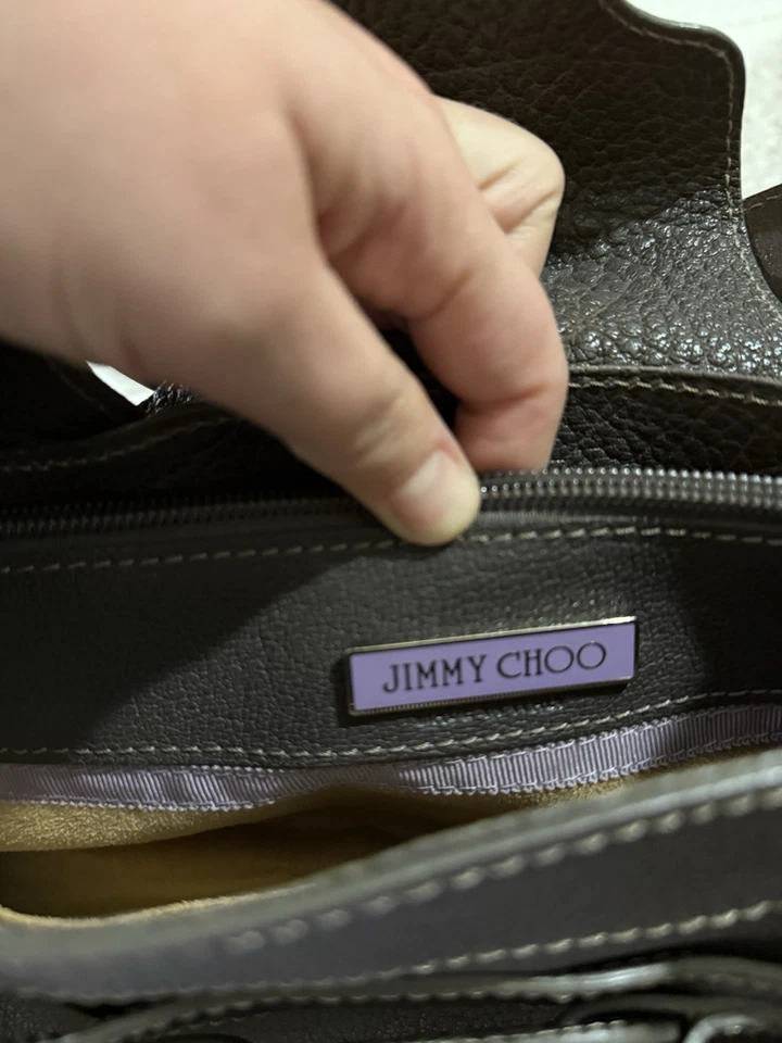 Bolsa Hobo Jimmy Choo Couro Tulita - Imagem 4 de 4