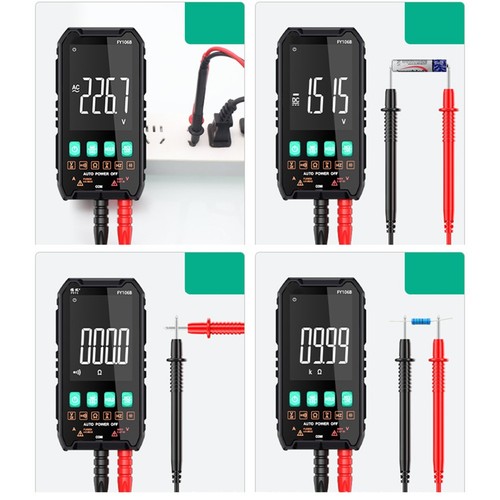FY106B Digital Multimeter 600V DC AC Voltage 4A Current Frequency Test LCD - Picture 4 of 12