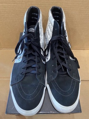 VANS Sk8-Hi S Original Size 12 WTaps No Guts No Glory White Black