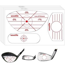 Golf Driver Impact Tape Labels 180Pcs Golf Impact Stickers Golfs Clubs Labels