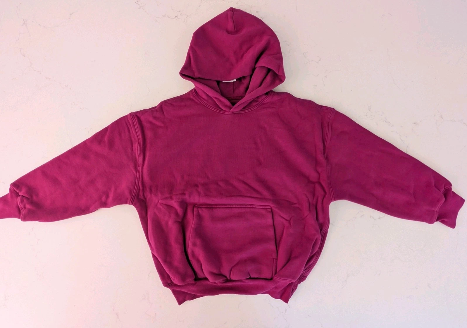 Yeezy x Gap Kid's Youth Double Layer Perfect Pocket Hoodie Purple Large NWT