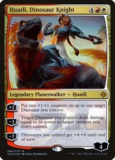 Huatli, Dinosaur Knight - Foil LP MTG Ixalan
