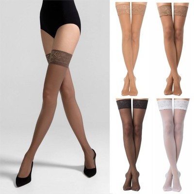 Conte CLASS quality stockings 20 den bronz natural white grafit shade hosiery