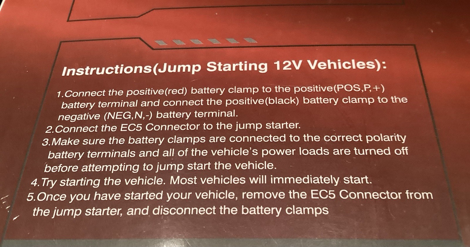 AWANFI  C104 PORTABLE MULTI FUNCTION JUMP STARTER BATTERY BOOSTER NEW!