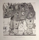 Original Etching. Baletta. Signed. Hans Ruprecht Leiß: