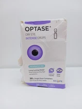 Optase Dry Eye Intense Drops 30 Single Dose Containers - Preservative Free 