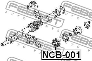 Center Bearing Support for Nissan 240sx 1994-1999 OEM 37521-6p026 