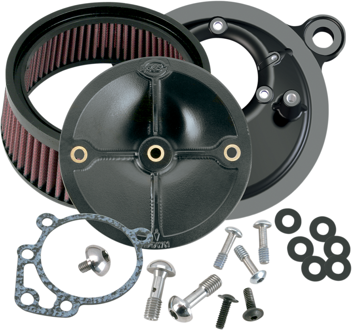 S & S Cycle [1700058] Stealth Air Cleaner Kits for S&S Super E & G
